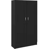 vidaXL Bücherregal Schwarz 82,5x30,5x150 cm Holzwerkstoff