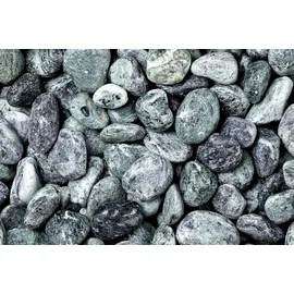 Bellamoli Granulati Kies Verde Alpi 7 - 15 mm 25 kg Grün