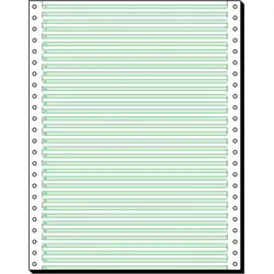 Sigel Computer Paper - Perforiert - grüne Linien