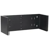 DSIT 4 HE 19 Montagerahmen für Wandbefestigungen ohne Schaniere - 180mm Tief - Schwarz