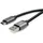Roline USB 2.0 Kabel, Typ C - Typ A, ST/ST, schwarz, 0,8 m