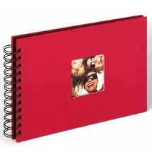 walther design Walther Fun rot 23x17 40 schwarze Seiten Spiral SA109R