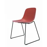 Infiniti Stuhl Pure Loop Sled Kunststoff Rot
