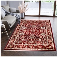 Orientteppich Oriente Teppich - Traditioneller Teppich Orient Rot, Mazovia, 160 x 225 cm, Geeignet für Fußbodenheizung, Pflegeleicht, Wohnzimmerteppich rot 160 x 225 cm