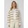 s.Oliver Gestreifter Cardigan aus Baumwollmix Beige S