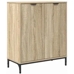 vidaXL Sideboard Sonoma-Eiche 69,5 x 33 x 82 cm Holzwerkstoff