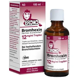 Bromhexin Hermes Arzneimittel 12 mg/ml Tropfen