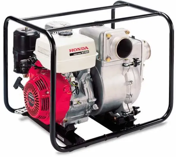 Benzinmotorpumpe Honda WT 40, 100 mm Anschlüsse - für Schmutzwasser