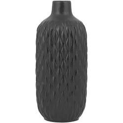 Dekovase EMAR Steinzeug 31 cm Schwarz