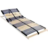 SYFAXTM Lattenrost Braun 90 x 190 cm Massives Buchenholz