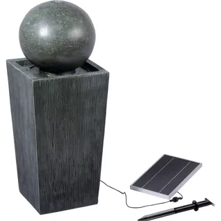 Dobar Gartenbrunnen Apollon mit Solar-Panel Wasserspiel
