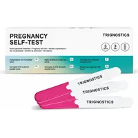 Schwangerschaftstest Frühtest 3er – hochsensitiv ab dem 1. Tag, 10 mIU/ml | 99% Genauigkeit, Ergebnis in 3 Minuten | Ultra-empfindlicher Frühschwangerschaftstest für zuhause – TRIGNOSTICS