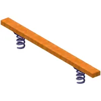 JV Möbel Schwebebalken Balancierbalken Spielbalken FreiluftbalkenKletterbrücke Spielplatz