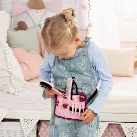 Bayer Design 90090AA Charlene Magic Nails Frisier- und Schminkkopf mit Händen und austauschbaren Fingernägeln, Make-up, Haarzubehör, Sticker