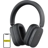 Baseus Bowie H1 Bluetooth 5.2, ANC (gray) (70 h, Kabellos), Kopfhörer, Grau