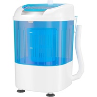 GOPLUS Mini Waschmaschine, Toploader, Waschautomat bis 2 kg, 170W Reisewaschmaschine für Camping und Reisen