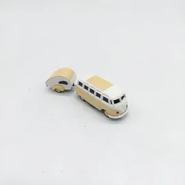 CARSON RC-Auto VW T1 SambaBus mit Wohnwagen 2,4GHz RTR (500504164)