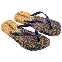 IPANEMA Animal Print VI FEM Flipflop, Yellow/Pearly Blue, 39