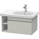 Duravit DuraStyle Waschtisch-Unterschrank DS639300707 73 x 44,8 cm, Becken rechts, betongrau matt, 1 Auszug