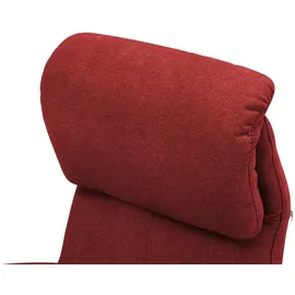 Hukla Relaxsessel Pierre Flachgewebe 75 x 108 x 87 cm Rot elektrisch