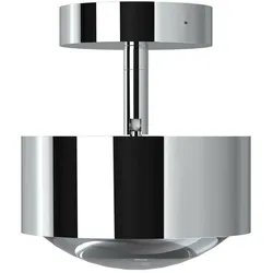 Top Light Puk Maxx Turn Deckenleuchte Up- & Down Light | Glas matt | LED | chrom