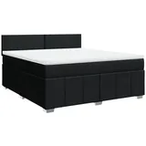 vidaXL Boxspringbett 180 x 200 cm Schwarz