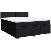 vidaXL Boxspringbett 180 x 200 cm Schwarz