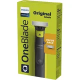 Philips Norelco OneBlade OneBlade QP2724/15 Face, Folienschaber, Grün, Grau, Contour-following technology, Dual protection system, Original Blade,... - Grün/Grau