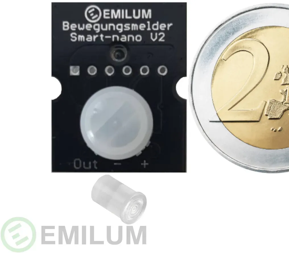 Emilum Bewegungsmelder 24V Smart Nano mit Helligkeitssensor