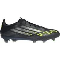 adidas F50 Pro Firm Ground Herren Core Black/Iron Met./Lemon 43 1/3