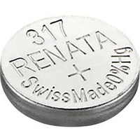 RENATA Knopfzelle 317 1.55V 10.5 mAh Silberoxid SR62