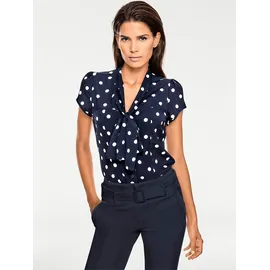 Heine Schluppenbluse Blau 38