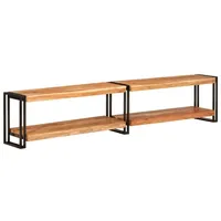 Furnicato TV-Schrank 200x30x40 cm Massivholz Akazie