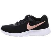 Nike Damen Tanjun Running Shoe, Black/Red Bronze-Barely Volt-White, 44 EU