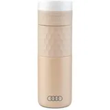 Audi Collection Audi Isolierbecher Edelstahl beige, mit Audi Ringe Logo