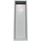 GFK Rechteckbecken (Grau) 360 x 120 x 35cm Teichbecken Rechteckig Gartenteich