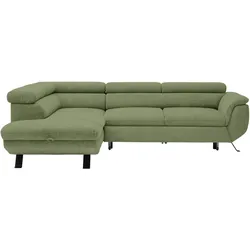 Ecksofa Raven Olivgrün