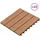 vidaXL Terrassendiele 30 x 30 cm braun