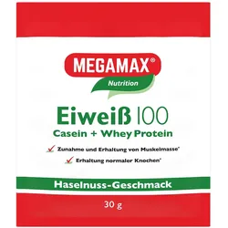 Eiweiß 100 Haselnuss-Geschmack MEGAMAX