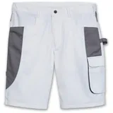 SCHEIBLER WORKWEAR Arbeitsshorts Active Zollstocktasche und Hammerschlaufe weiß S