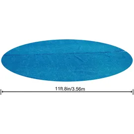 BESTWAY Solarabdeckplane blau Ø 356 cm