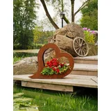 Badeko Metalldekoration Badeko Herz-Set „Lydia“ (55 cm & 80 cm) zum Bepflanzen