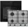 GASLINE GB850-FIB Gasherd-Set 69L + Gaskochfeld 60cm