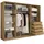 masseno Schwebetürenschrank SORE 270 x 205 x 58 cm Schwarz