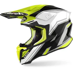 Airoh Twist 2.0 Shaken Motocross Helm, gelb, Größe S für Männer