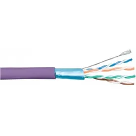 Dexlan 613022 Netzwerkkabel Violett 100 m Cat5e F/UTP (FTP) (F/UTP, CAT5e, 100 m), Netzwerkkabel