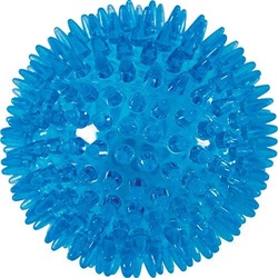 Zolux Toy TPR Pop ball with spikes 13 cm turquoise (Hundespielzeug), Hundespielzeug