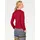 Heine Strickjacke Feinstrickjacke rot 40