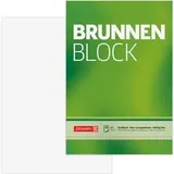 Brunnen Briefblock A5 blanko Grün