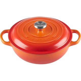 Le Creuset Signature Bräter 22 cm rund ofenrot